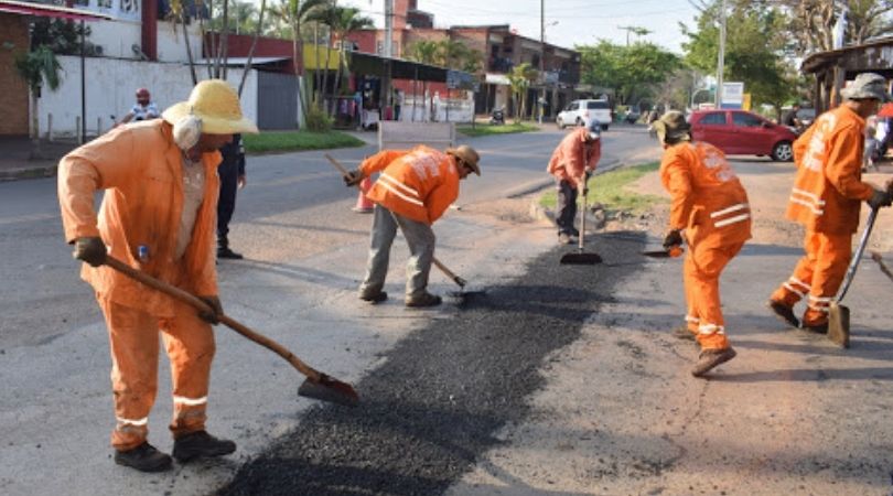 El Trabajo De Bacheo De Calles Incluye Sellado De Grietas Y Reparaci N